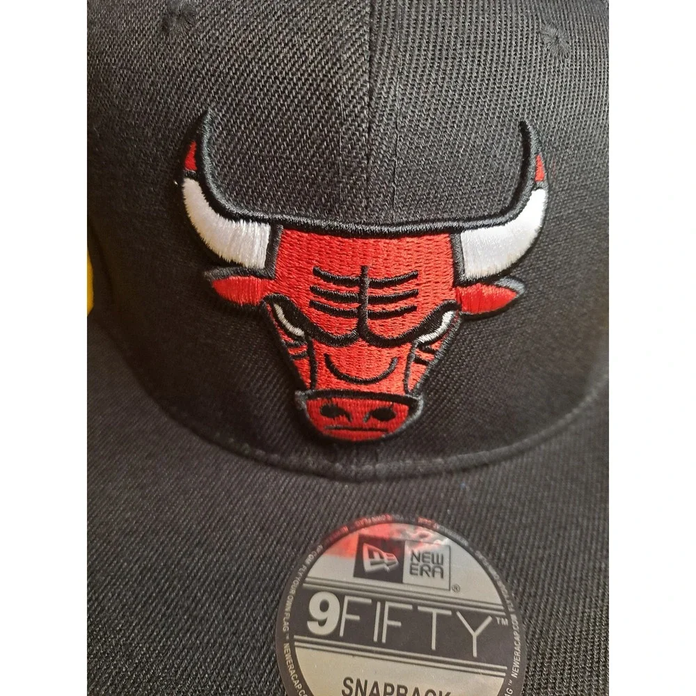 New Era Chicago Bulls‎ 9FIFTY Snapback Hat Cap NBA Gray Mens